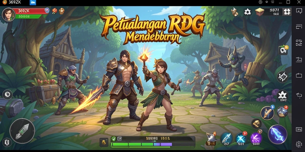 Tampilan gameplay seru dari 369ZK yang memikat.