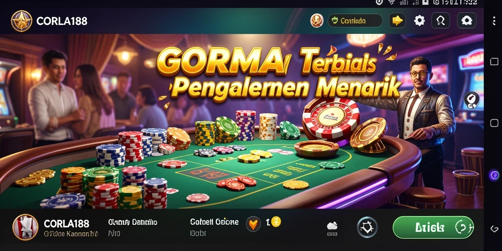 Tampilan gameplay menarik dari CORLA188 untuk penggemar Kasino.