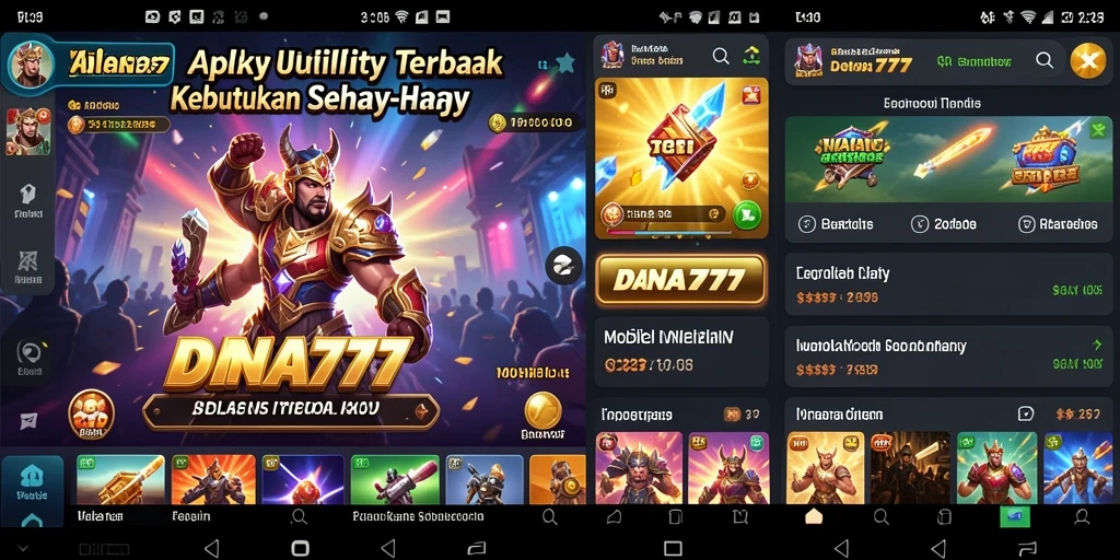 Tampilan antarmuka DANA777 yang sederhana dan fungsional.