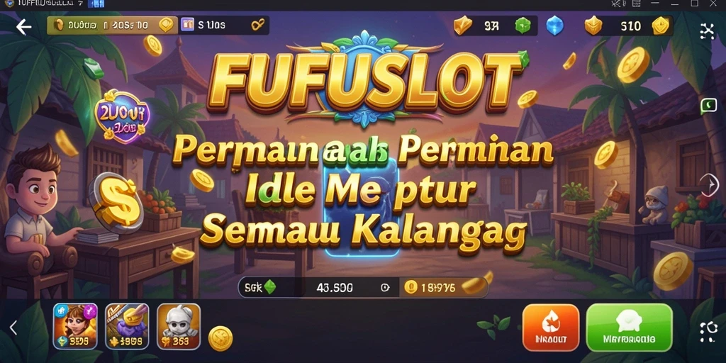 Screenshot FUFUSLOT menampilkan gameplay Idle yang mengasyikkan.