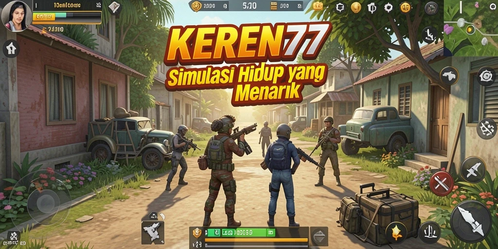 Tangkapan layar KEREN77 menampilkan momen gameplay simulasi yang seru.
