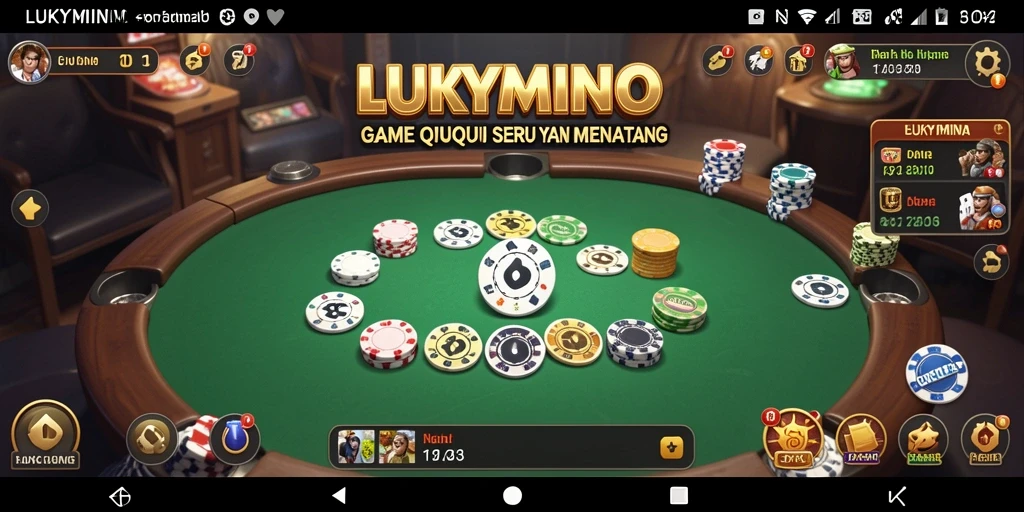 Gameplay QiuQiu yang seru dan menantang di LUKYMINO.