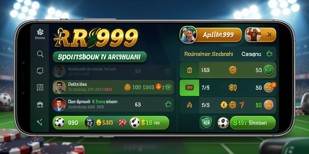 Screenshot utama RR999 menampilkan antarmuka taruhan yang menarik.