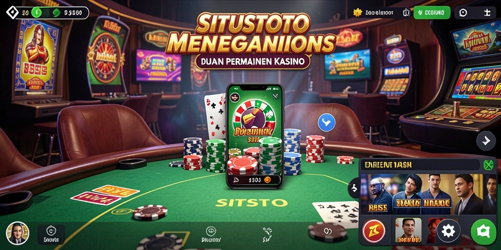 Tampilan gameplay menegangkan dari SITUSTOTO di layar.