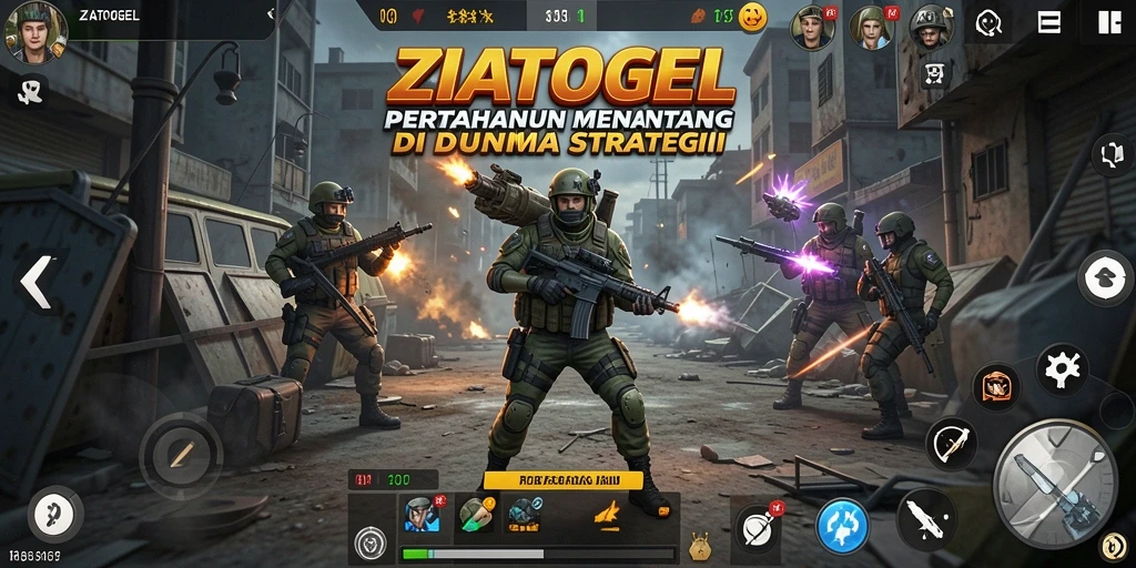 Gameplay ZIATOGEL yang intens dan menantang dalam Tower Defense.